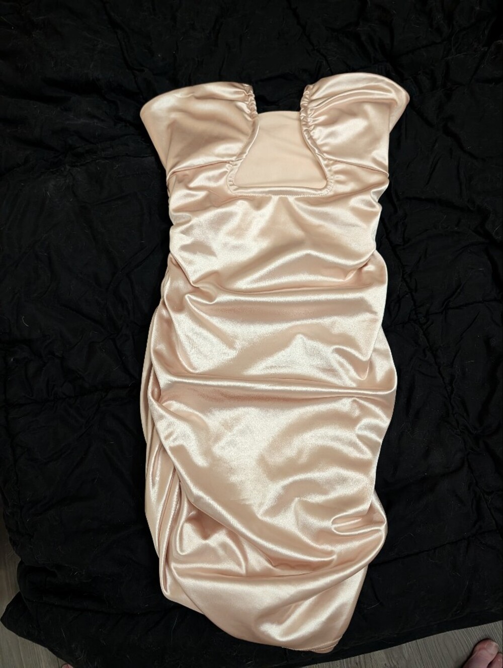 Super Sexy Champagne Color Plunge Dress Size Xs Perfect Condition Never Worn
